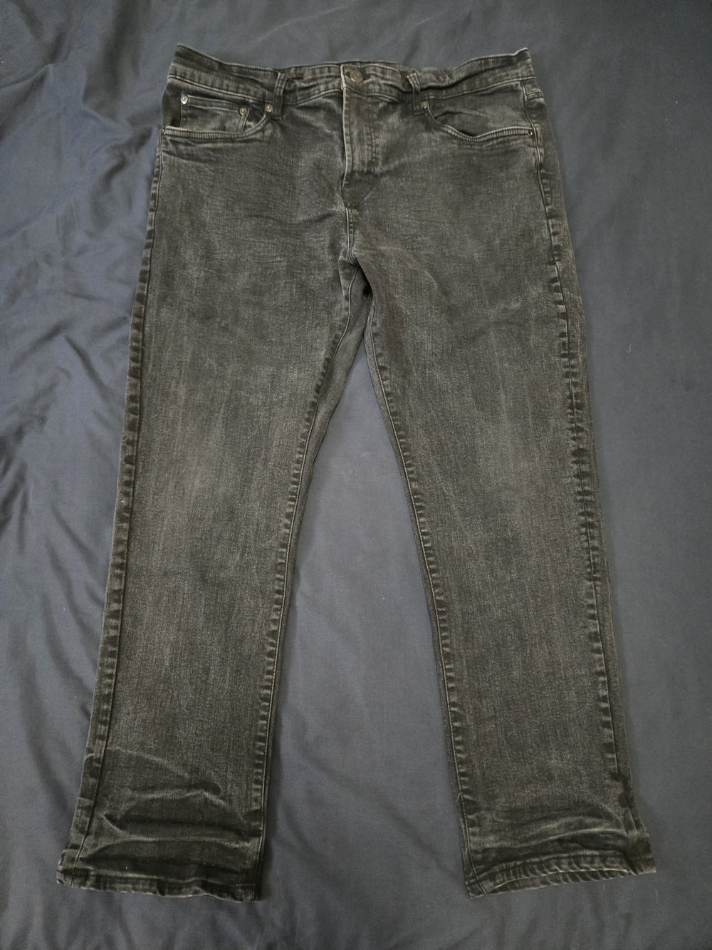 Aeropostale Men's Black Slim Straight Jeans